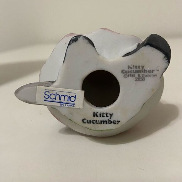 Kitty Cucumber Schmid Lot of 4 Figurines Ornaments Clown Angel Makeup School - Picture 10 of 12